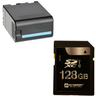 SDNB2LH Battery SDM-118 Charger Accessory Kit Compatible with Synergy Digital Works with Canon MV890 Camcorder Includes 